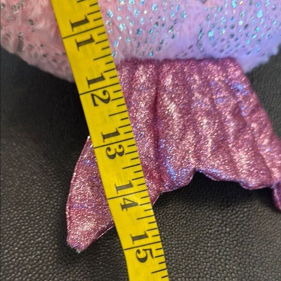 Rainbocorns Mermaidsorn Plush Cat Toy with Pink Sparkly - Picture 6 of 7
